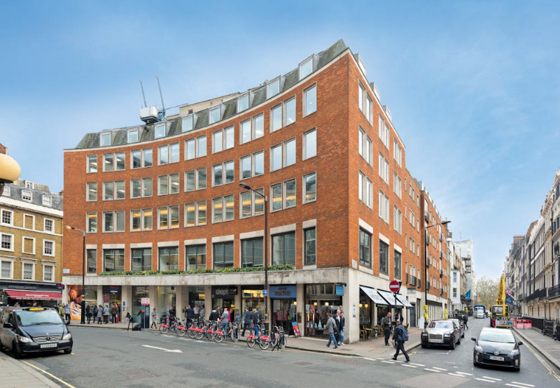 Central London office building at 50 Curzon Street